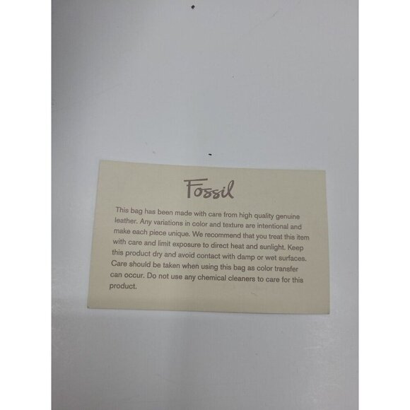 Fossil Black Pebbled Leather Crossbody Purse Adjustable Strap - Picture 6 of 8